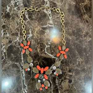 J Crew Rhinestone Statement Necklace!